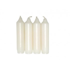 Adventní svíčka ø2,5cm PROVENCE 4ks bílá