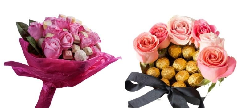 kytice z bonbonů_tip na dárek pro ženu k narozeninám či svátku 