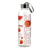 LÁHEV SKLENĚNÁ DETOX 500ML S VÍČKEM MIX obrazek 1