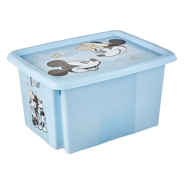 Plastový úložný box s víkem KEEEPER 15l Mickey