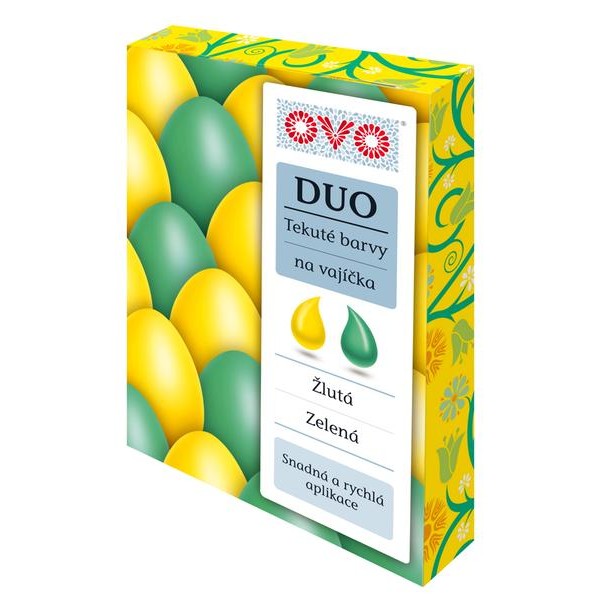 OVO TEKUTÉ BARVY DUO ZEL/ŽLUTÁ á 20ML