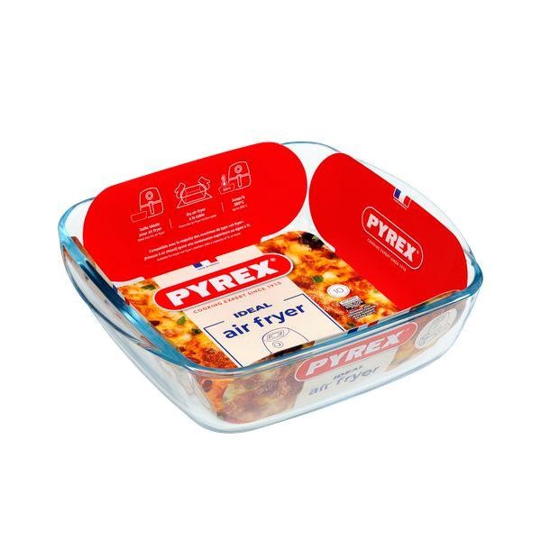 Skleněný pekáč s uchy PYREX 25x22cm/2,2l., borosilikát