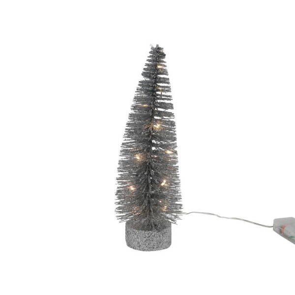 LED STROMEČEK 15LED, 26 CM, STŘÍBRNÁ