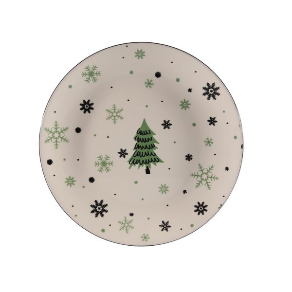 TALÍŘ VÁNOČNÍ MOTIV STROMEČEK 26.5CM