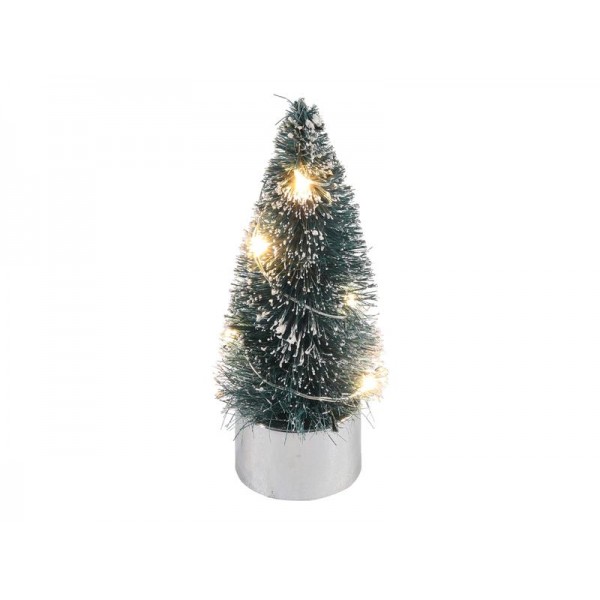 Vánoční dekorace 5 LED stromek 12cm