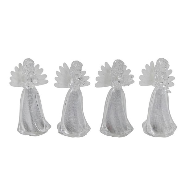 Vánoční dekorace LED anděl 11,5cm