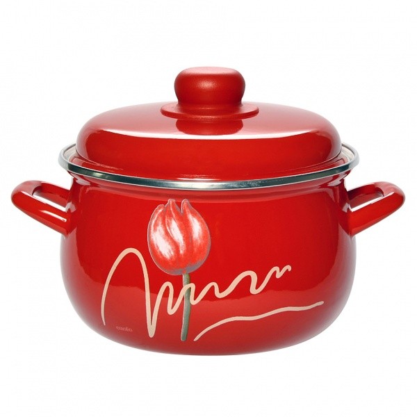 Kastrol 16cm/1,8l/smalt/tulipán