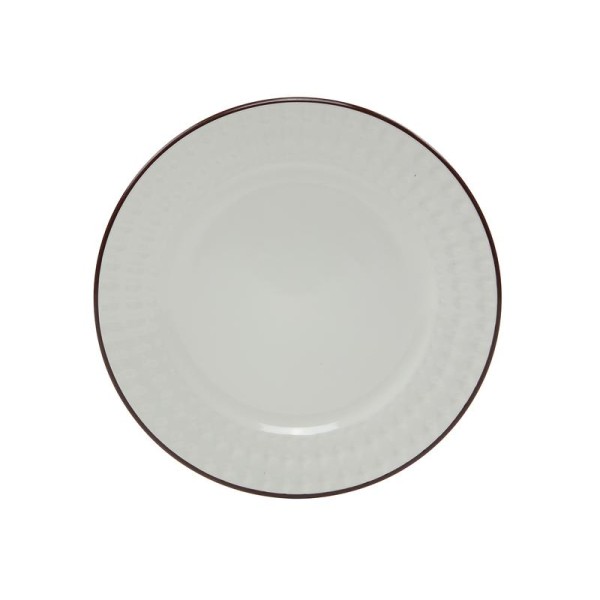 Keramický dezertní talíř ROME 19cm bílý