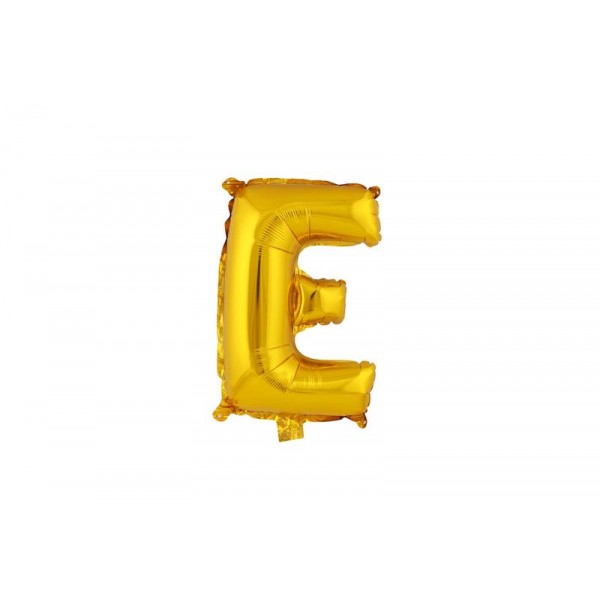 Balónek fóliový TORO písmenko "E" 30cm