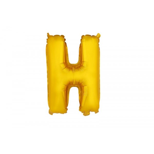 Balónek fóliový TORO písmenko "H" 30cm