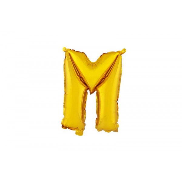 Balónek fóliový TORO písmenko "M" 30cm