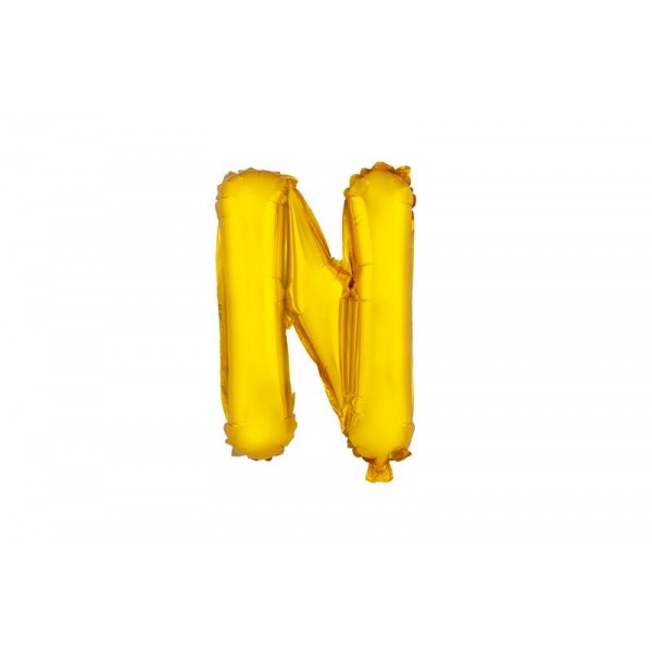 Balónek fóliový TORO písmenko "N" 30cm