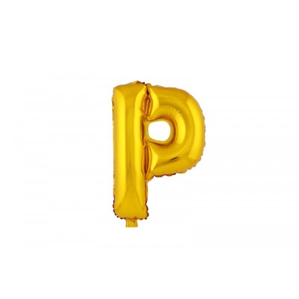 Balónek fóliový TORO písmenko "P" 30cm