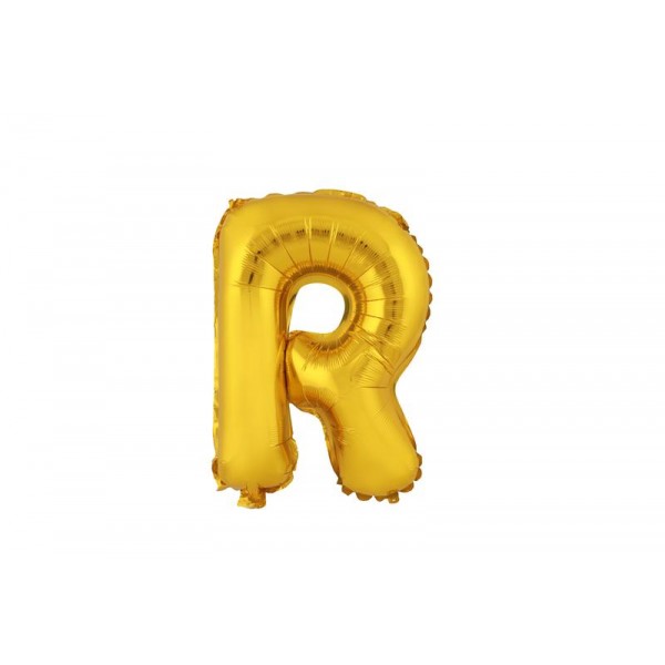 Balónek fóliový TORO písmenko "R" 30cm