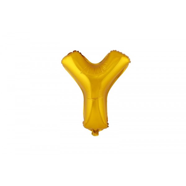 Balónek fóliový TORO písmenko "Y" 30cm