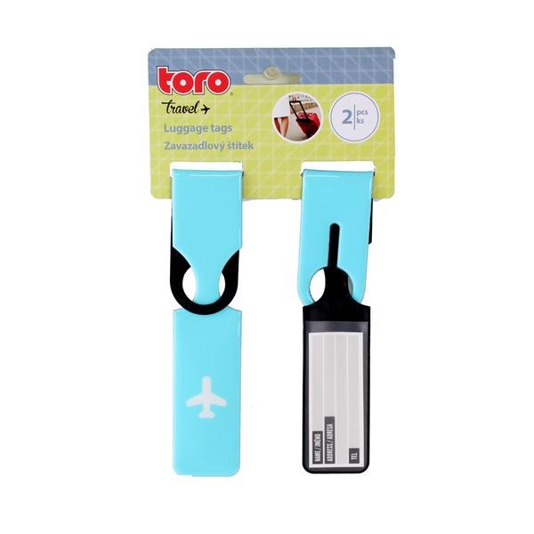 Plastový zavazadlový štítek TORO 2ks