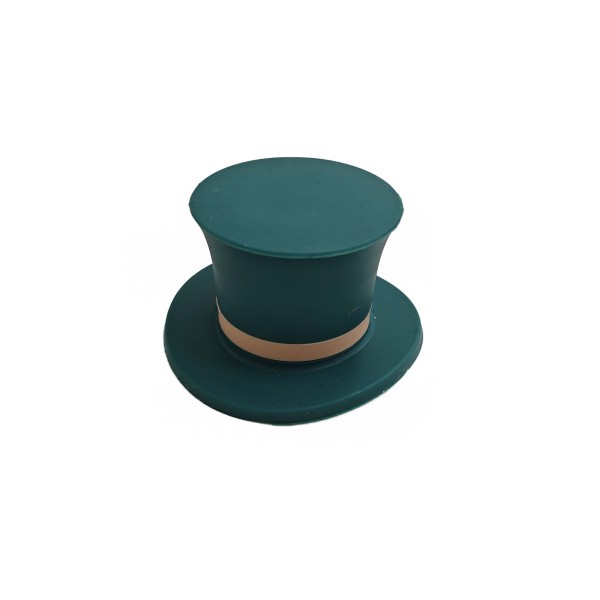 ZÁTKA NA LAHEV SILIKON 2BARVY DESING KLOBOUK