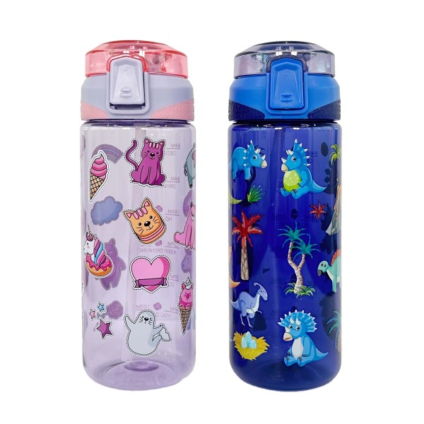 LÁHEV NA VODU DĚTSKÁ 600ML PLAST 2ASSORT