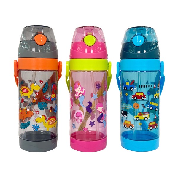 LÁHEV NA VODU DĚTSKÁ 550ML PLAST 3ASSORT
