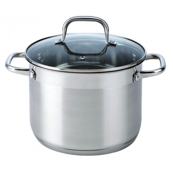 Nerezový hrnec se skleněnou poklicí PROVENCE 8,6l