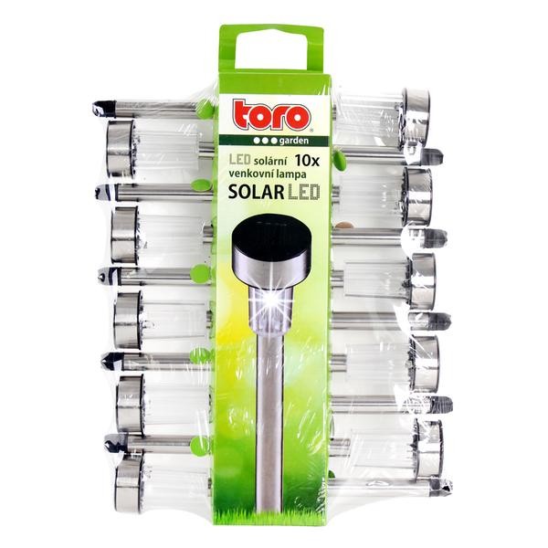 Solární venkovní LED světlo TORO 10ks