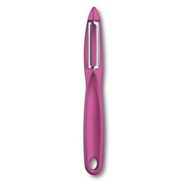 Univerzální škrabka VICTORINOX 2 ostří, růžová