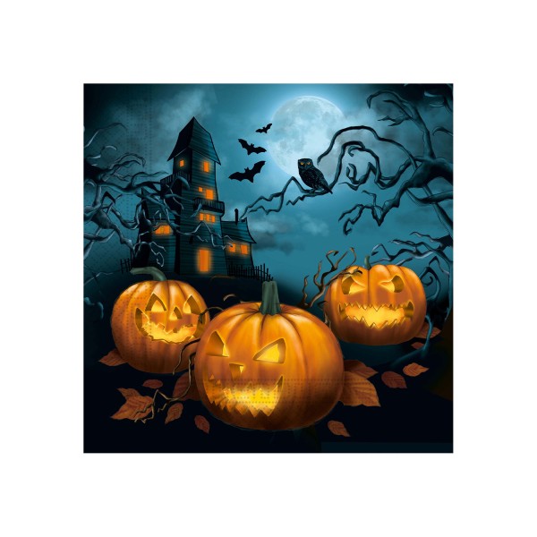 Papírové ubrousky 33x33cm 2vrstvé halloween 20ks