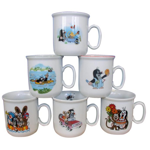 Porcelánový hrnek THUN 160ml krtek MIX motivů
