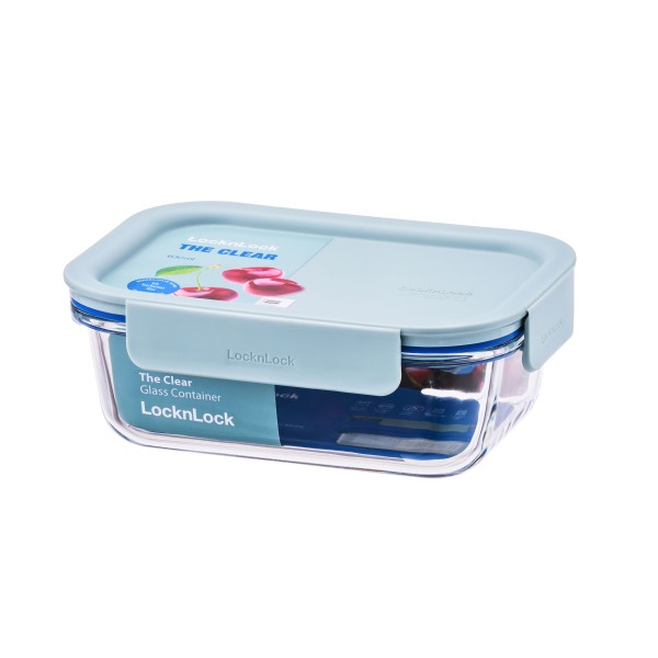 Skleněná zapékací miska s víkem LOCK 630ml borosilikát
