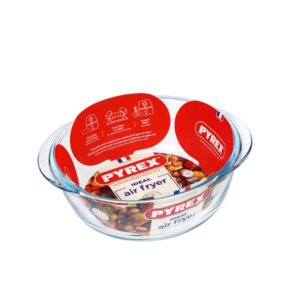 Skleněná mísa do horkovzdušné trouby PYREX 20cm/1l., borosilikát