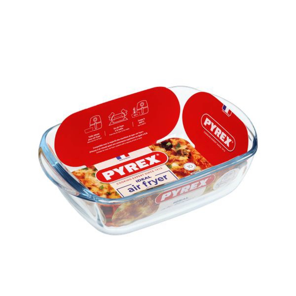 Skleněná mísa do horkovzdušné trouby PYREX 23x15cm/1,2l., borosilikát