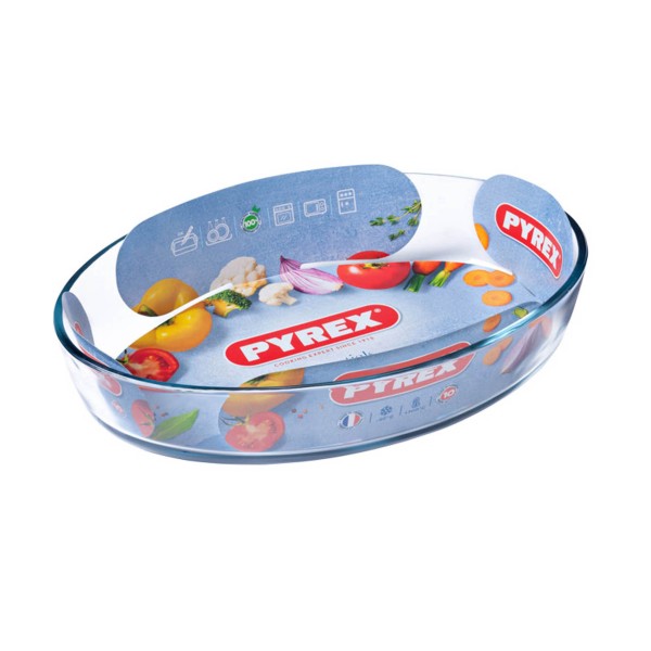 Skleněný pekáč PYREX 30x21cm/2,2l., borosilikát