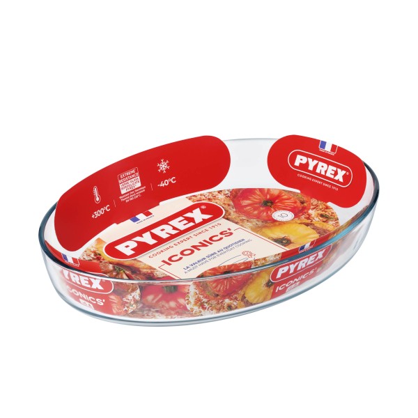 Skleněný pekáč PYREX 40x27cm/4,2l., borosilikát
