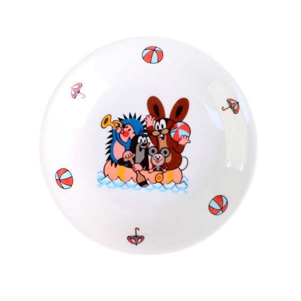 Porcelánový hluboký talíř THUN 20cm krtek MIX motivů