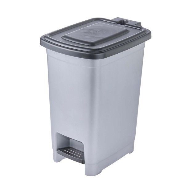 Plastový nášlapný odpadkový koš KEEEPER 10l