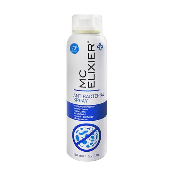 SPREJ ANTIBAKTERIÁLNÍ MC ELIXIER 150ML 70% ALKOHOL