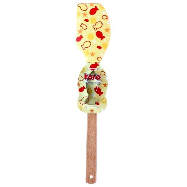 Silikonová stěrka s vykrajovátkem TORO 32cm MIX vánočních motivů