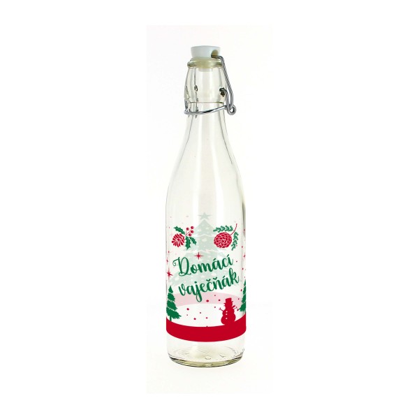 Skleněná láhev s patentním uzávěrem TORO 540ml domácí vaječňák
