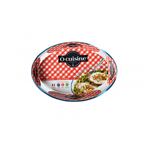 Skleněný pekáč OCUISINE 30x21cm/2l., borosilikát