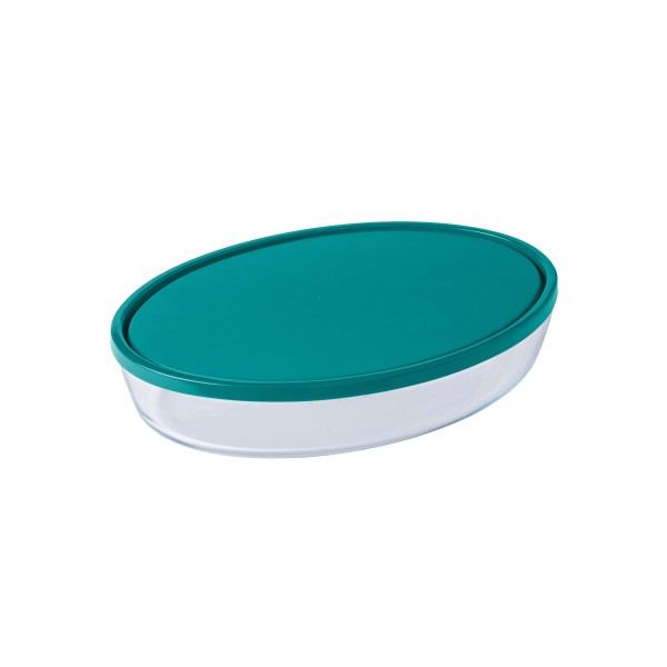 Skleněný pekáč s víkem PYREX 35x24cm/3,1l., borosilikát