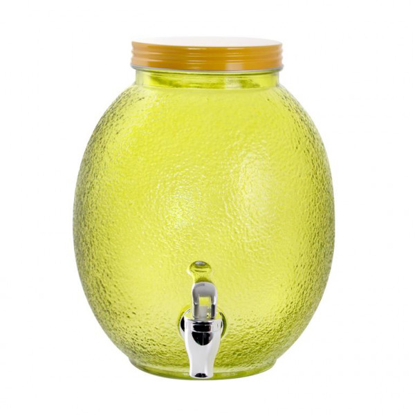 Sklenice na nápoj s kohoutkem TORO citron 4l