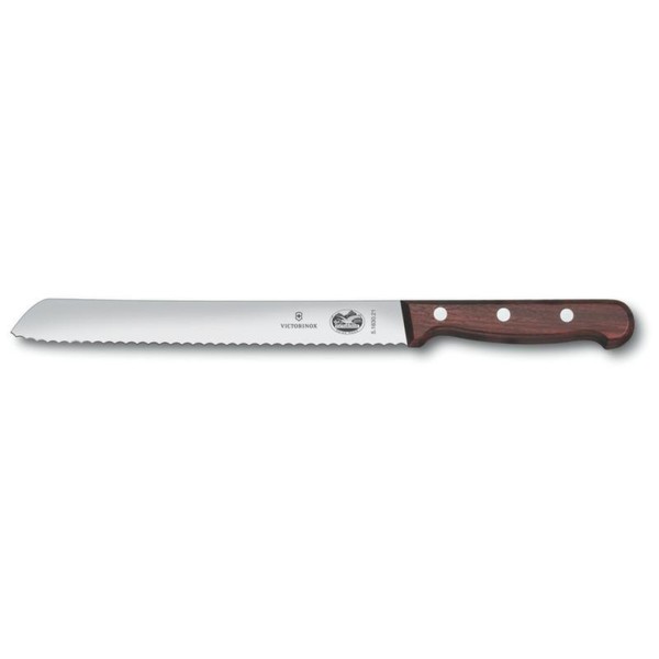 NŮŽ NA CHLEBA VICTORINOX S DŘEVĚNOU RUKOJETÍ