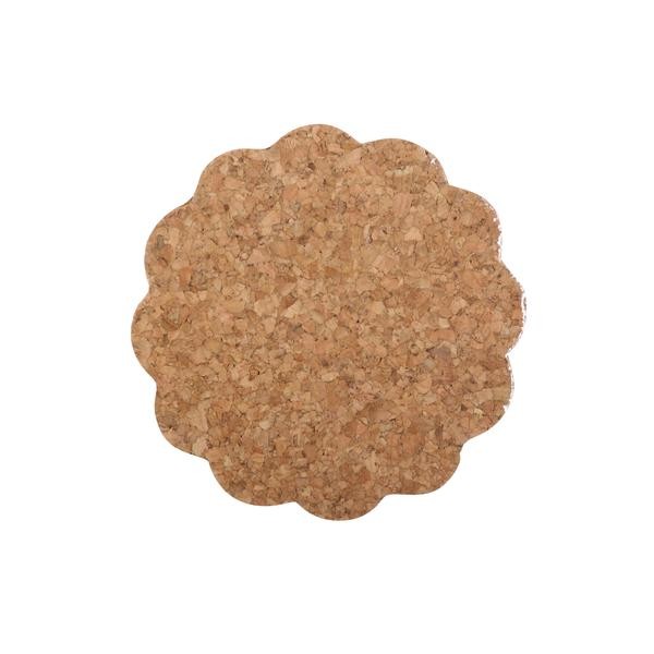 Korkový podtácek 6ks TORO 9,5cm kytička