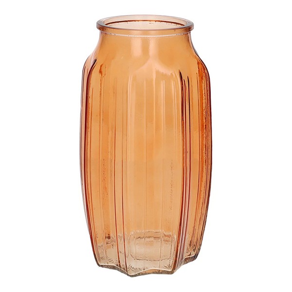 Skleněná váza SUKO 22cm oranžová