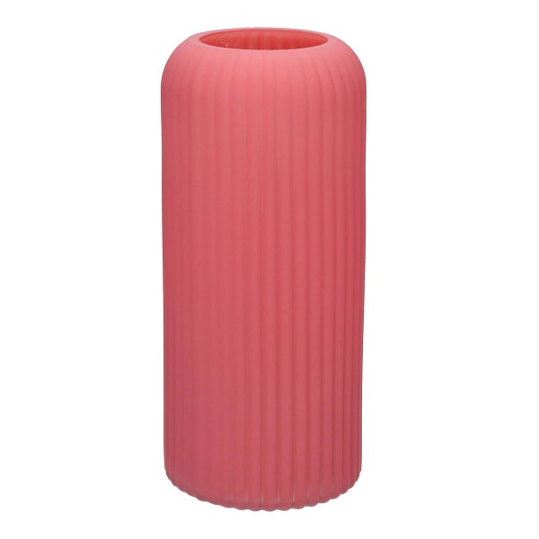 Skleněná váza NORA 20cm růžová