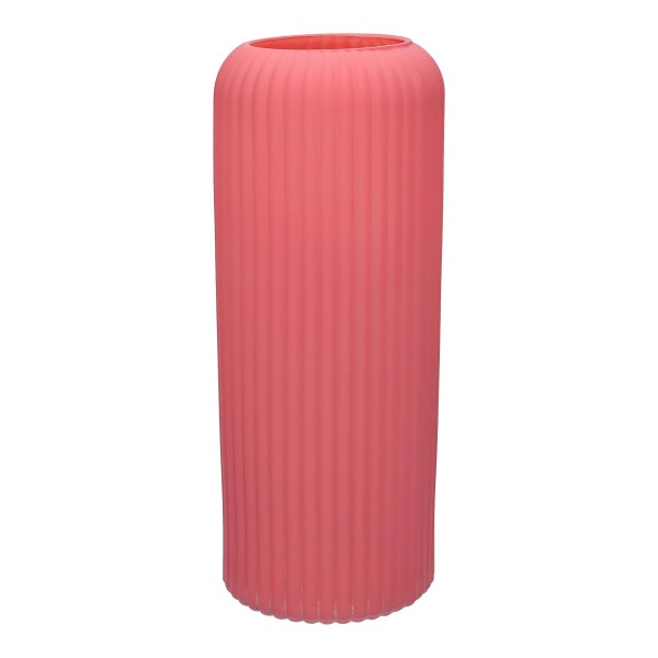 Skleněná váza NORA 25cm růžová