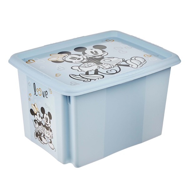 Plastový úložný box s víkem KEEEPER 30l Mickey