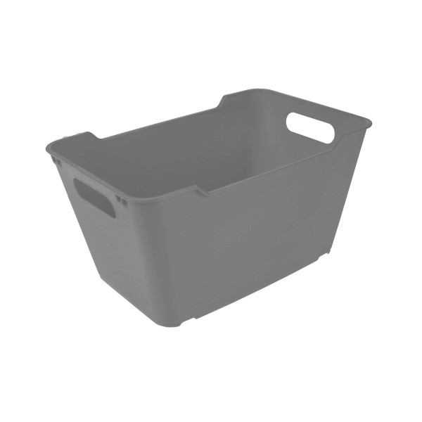 BOX ÚLOŽNÝ LOTTA 6L 29,5X19X15CM SEVERSKÁ ŠEDÁ