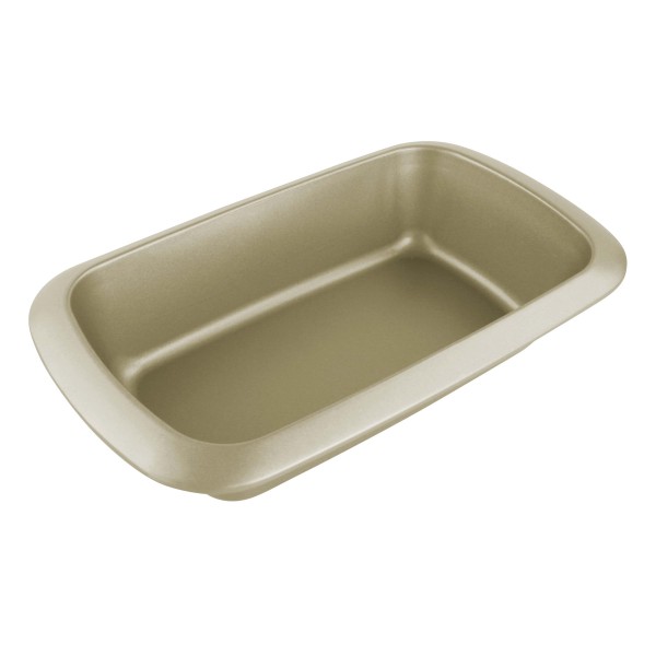 FORMA NA KOLÁČ KITCHISIMO 29X17X6.3 ZLATÁ UHL.OCEL