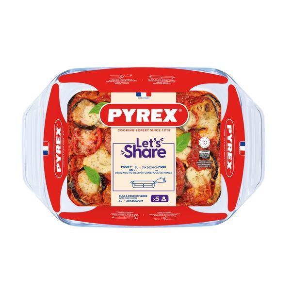 Skleněný pekáč PYREX 39x25cm/4l